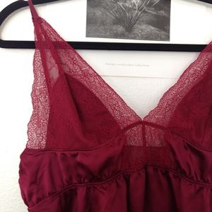 Victorias secret lace babydoll cami